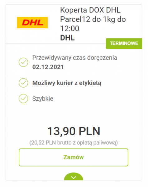 Jak Wys A List Kurierem Dhl Globkurier Pl